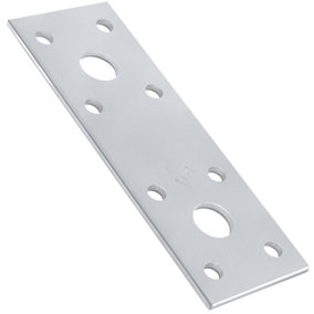 Flat Bracket 100mm x 35mm x 2.5m Heavy Duty Connecting Joining Plate Galvanised Steel Sheet