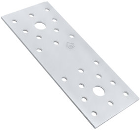 Flat Bracket 140mm x 55mm x 2.5mm Heavy Duty Connecting Joining Plate Galvanised Steel Sheet