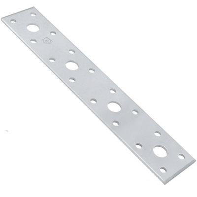 Flat Bracket 200mm x 35mm x 2.5mm Heavy Duty Connecting Joining Plate Galvanised Steel Sheet