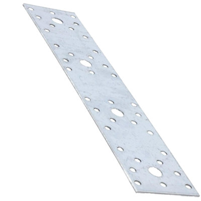 Flat Bracket 280mm x 55mm x 2.5mm Heavy Duty Connecting Joining Plate Galvanised Steel Sheet