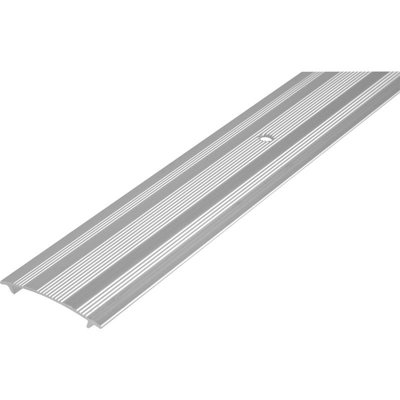 Flat Door Bar - Premium Quality - Silver (37mm Wide) (Pack of 10)