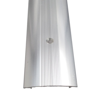 Flat Door Bar - Premium Quality - Silver (37mm Wide) (Pack of 3)