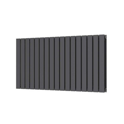 Flat Panel Designer Radiator Double 600mm x 1158mm Anthracite