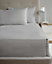 Flat Sheet 180TC Percale Grey King Size Sheet Suitable for Deep Mattresses
