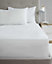 Flat Sheet 180TC Percale White Super King Sheet Suitable for Deep Mattresses