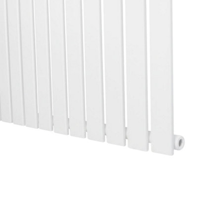 Flat Single Column Radiator 600mm x 910mm Modern Designer Double Panel ...