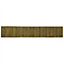 Flat Top Feather Edge Fence Panel (Pack of 3) Width: 6ft x Height: 1ft Vertical Closeboard Planks Fully Framed