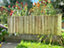 Flat Top Feather Edge Fence Panel (Pack of 3) Width: 6ft x Height: 1ft Vertical Closeboard Planks Fully Framed