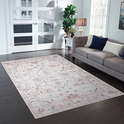 Flatweave Atlanta Chenille Runner in Beige and Multi