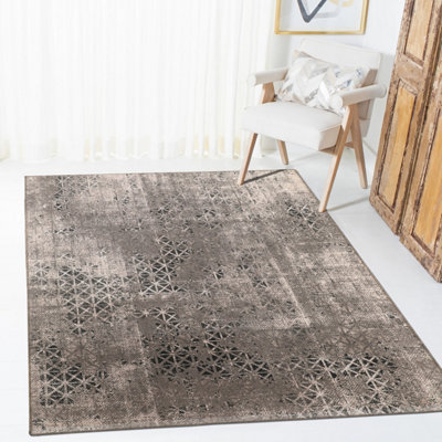 Flatweave Florida Abstract Chenille Rug 100X200cm