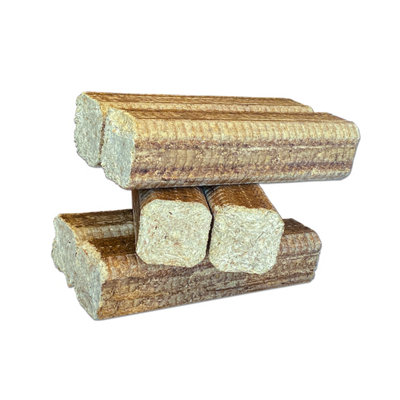 Flazer Ready to Burn Firepit Pizza Oven Stove Eco Fuel Log Sawdust Briquettes 1 x 12 Pack - 7