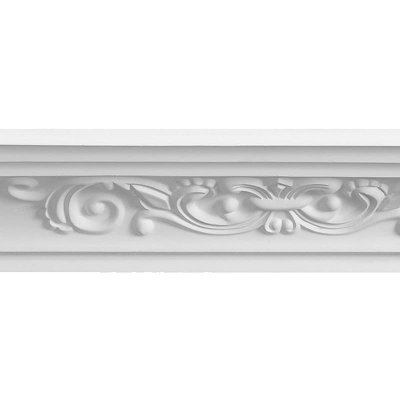 Fleur De Lys Plaster Coving 95mm x 110mm - 36m Pack - 3