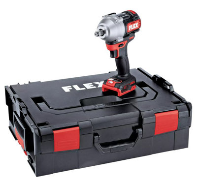 Flex 1/2In Mid-Torque Cordless Impact Wrench 18V 2X 5Ah Battery Kit Brushless