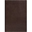 Flex Collection Low Pile Rugs Solid  Design in Brown  1000B