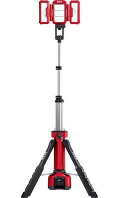 Flex LED Cordless Building Site Spotlight with Tripod 18V TL 4000 18.0 ...