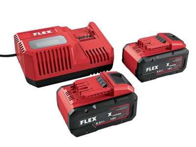 Flex Power Tools 533175 P-Set 18-88 R Battery & Charger Set 18V FLXPSET2X8