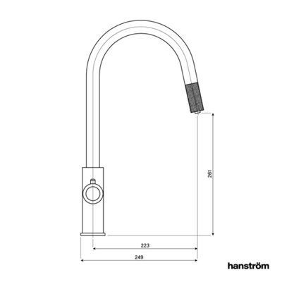 Flex Pro Brushed Brass 4 in 1 Instant Boiling Water Tap