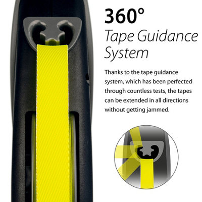Flexi Giant Neon Tape Dog Lead Large 8m 50kg - 4