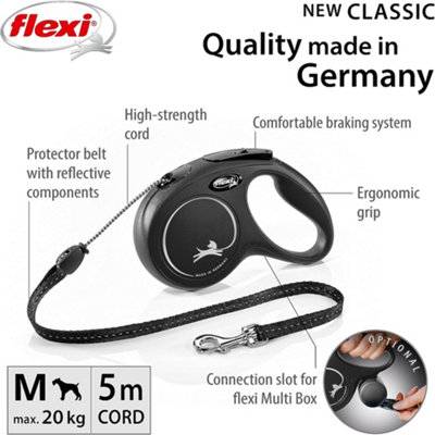 Flexi dog cheap leash medium