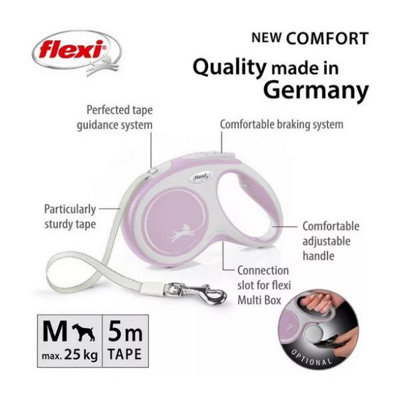 Flexi New Comfort M Tape 5M Rose