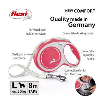 Flexi New Comfort S Tape 5M Red
