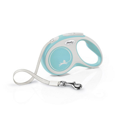 Flexi New Comfort Tape Retractable Dog Lead Light Blue (5m) Price Comparisons | Compare The Build