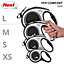 Flexi New Comfort Tape Retractable Small Black 5m Dog Leash/Lead 1-15kg