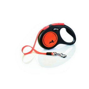 Flexi New Neon Tape S Orange 5m 1-15kg