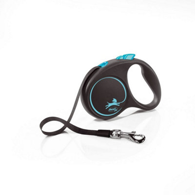 Flexi Small Retractable Dog Lead Blue/Black (5m) Price Comparisons | Compare The Build