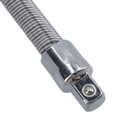 Flexible Flexi Extension Bar Adapter Set For Sockets Mixed Drive 1/4 - 1/2in 3pc