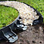 FLEXIBLE GARDEN BORDER GRASS LAWN PATH EDGING WITH PLASTIC PEGS 4 10 Metres + pegs