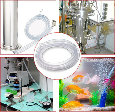Flexible Hose 16mm Inside Diameter 20mm Outside Diameter- 4 Metres Clear PVC Food Grade Clear Plastic Tube Multipurpose PVC Pipe - 4