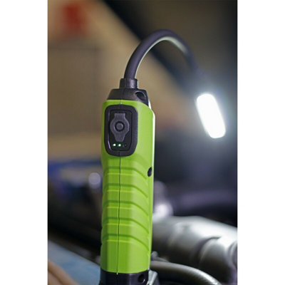 Flexible Inspection Light - 5W COB & 1 SMD LED - Rechargeable - Dimmer Function