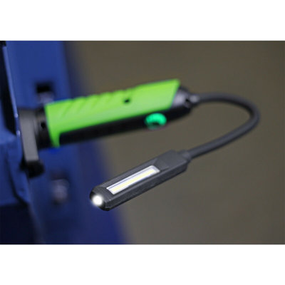 Flexible Inspection Light - 5W COB & 1 SMD LED - Rechargeable - Dimmer Function