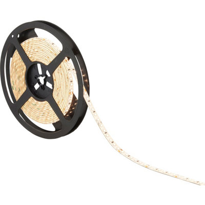 Flexible IP65 LED Tape Light - 5m Reel - 48W Cool White LEDs - Self-Adhesive