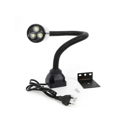 Flexible LED Work Bench Lamp Fixed Base Workshop Inspection Light