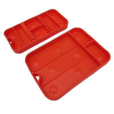 Flexible Non-Slip Tool Trays x 3 (Garage Toolbox Mechanic Workshop)