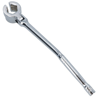 Flexible Oxygen Lambda Sensor Socket Wrench Offset Handle Spanner AT957