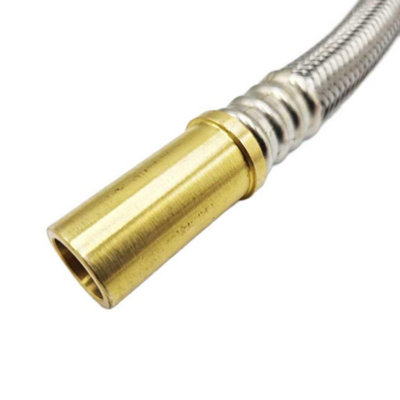 Flexible Pipe Hose Extension 15mm Compression x 15mm Shank x 300mm - 4