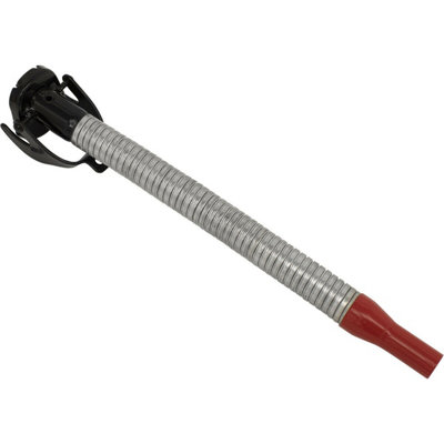 Flexible Red Pouring Spout for Jerry Cans - Detachable Fuel Accessory