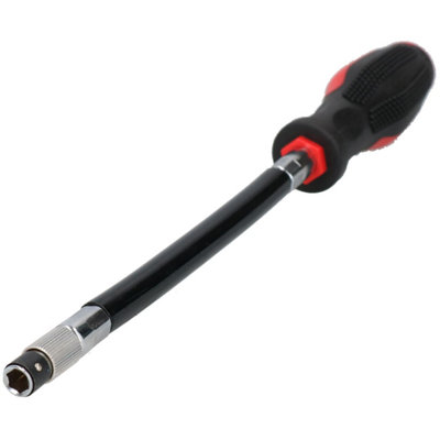 Flexible Screwdriver Drivers for Sockets Hex Bits 7mm Socket 300mm ...