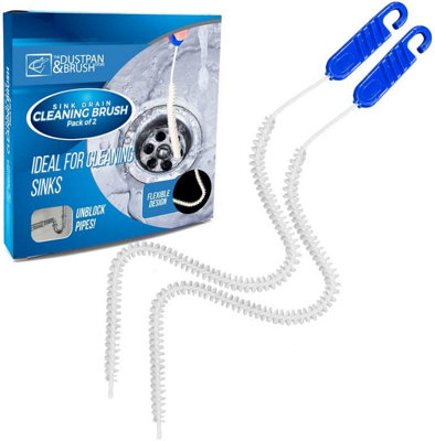 Kit De Limpieza Para Duchas - 30 Cepillos Y 10 Agujas Destapa-Accesorios Para Pequeños Orificios