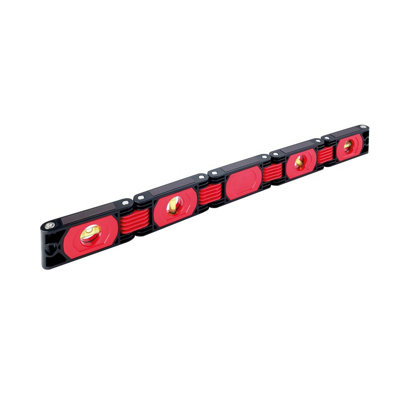 Flexible Spirit Level Tool with 4 Joints Magnetic Side Multi Angle Measurement Perfect for Around