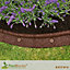 FlexiBorder Brown 2 x 1m Flexible Garden Edging for Garden Borders - Lawn Edging for Pathways and Landscaping