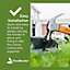 FlexiBorder Green 6 x 1m Flexible Garden Edging for Garden Borders - Lawn Edging for Pathways and Landscaping