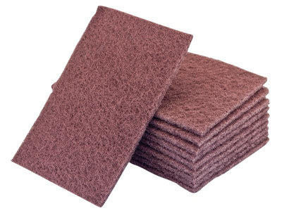 Flexipads World Class 34005 Hand Pads Maroon Very Fine 230 x 150mm Pack 10 FLE34005 DIY at B&Q