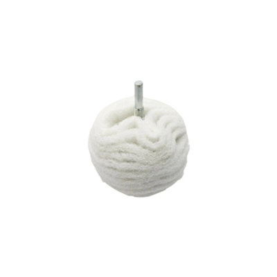 Flexipads World Class BA370 Scruff Ball 75mm / 3in White Non-Scratch ...