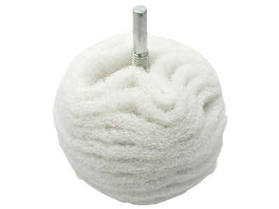 Flexipads World Class - Scruff Ball 75mm / 3in White Non-Scratch | DIY ...