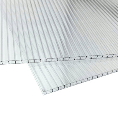 FlexiShield 4mm Clear Twinwall Polycarbonate Sheet - 800x3500mm