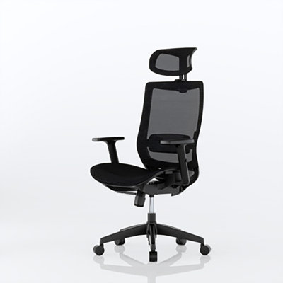 FlexiSpot Ergonomic Full Mesh 3D Armrest Office Chair in Black